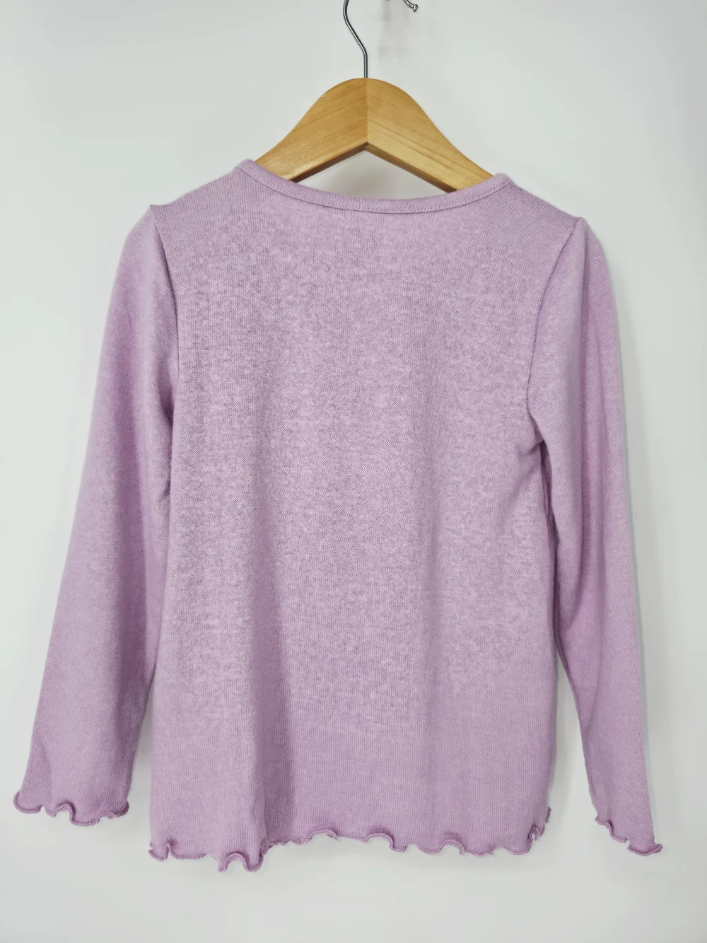Baby Gap Silver Star Snowflake Sweater Top Lilac 4 Years Holiday